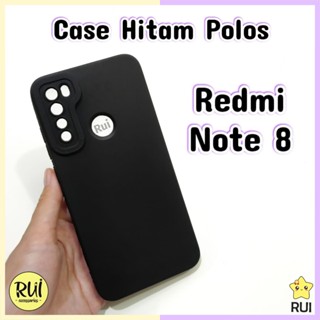 黑色啞光手機殼 Redmi Note 8 軟殼純色保護 HP 矽膠