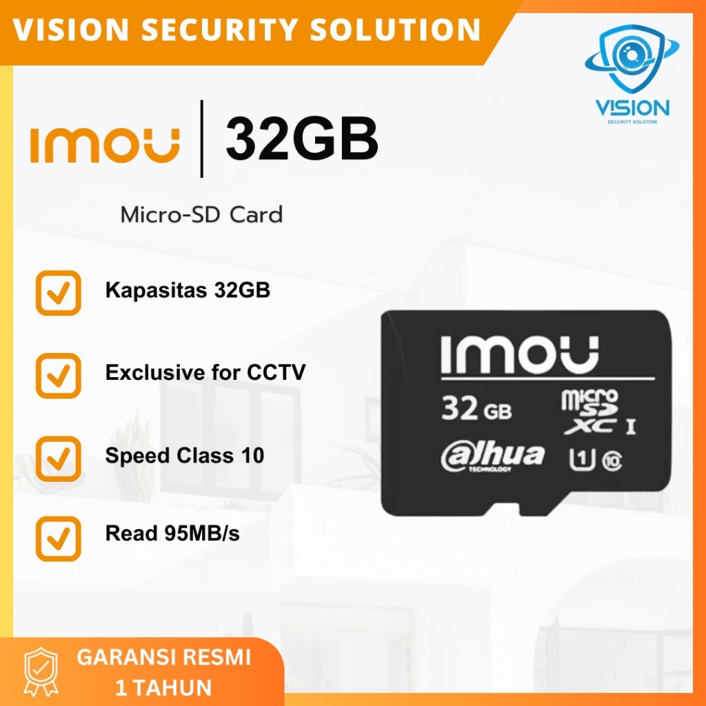Imou Micro SD 32GB 存儲卡 MicroSDXC Class 10 存儲卡官方保證