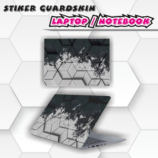 Guardskin 貼紙 Garskin 筆記本電腦保護套防刮抽象六角形