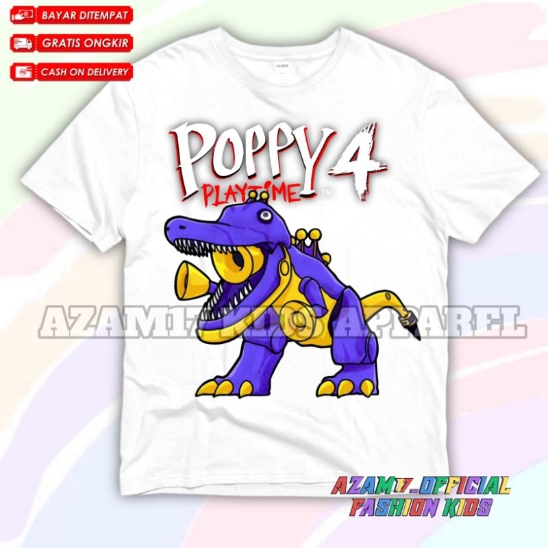 兒童 T 恤 Poppy Playtime 4 薩克斯龍童裝免費名稱薩克斯管兒童 T 恤來自 Poppy Playtim