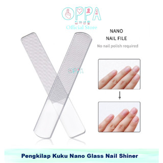 Oppa 指甲油奈米玻璃指甲油玻璃美甲工具發光銼