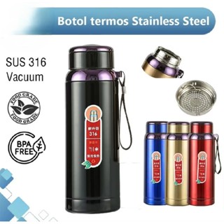 TERMOS Thermos保溫杯保溫杯冷熱水瓶不銹鋼瓶耐熱飲用容器咖啡冰容器不銹鋼不倒翁