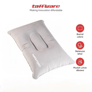 TaffSPORT 充氣氣枕便攜式旅行氣枕 PVC XLZT-15 灰色 luthas