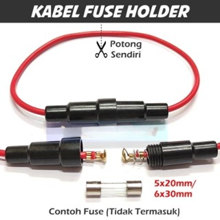 懸掛式保險絲座電纜玻璃保險絲外殼 Drat 5x20 6x30 連接器