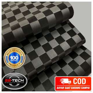 SBTECH 3D 國際象棋圖案摩托車座椅皮套板