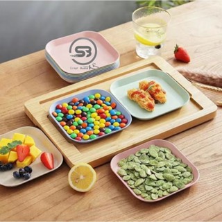 SBPS小塑膠方盤彩色吸管方盤多功能水果盤廚具