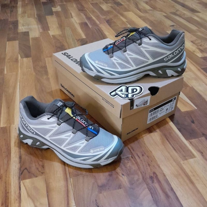 Salomon XT-6 GTX Gore-Tex 低棕色卡其色 417412