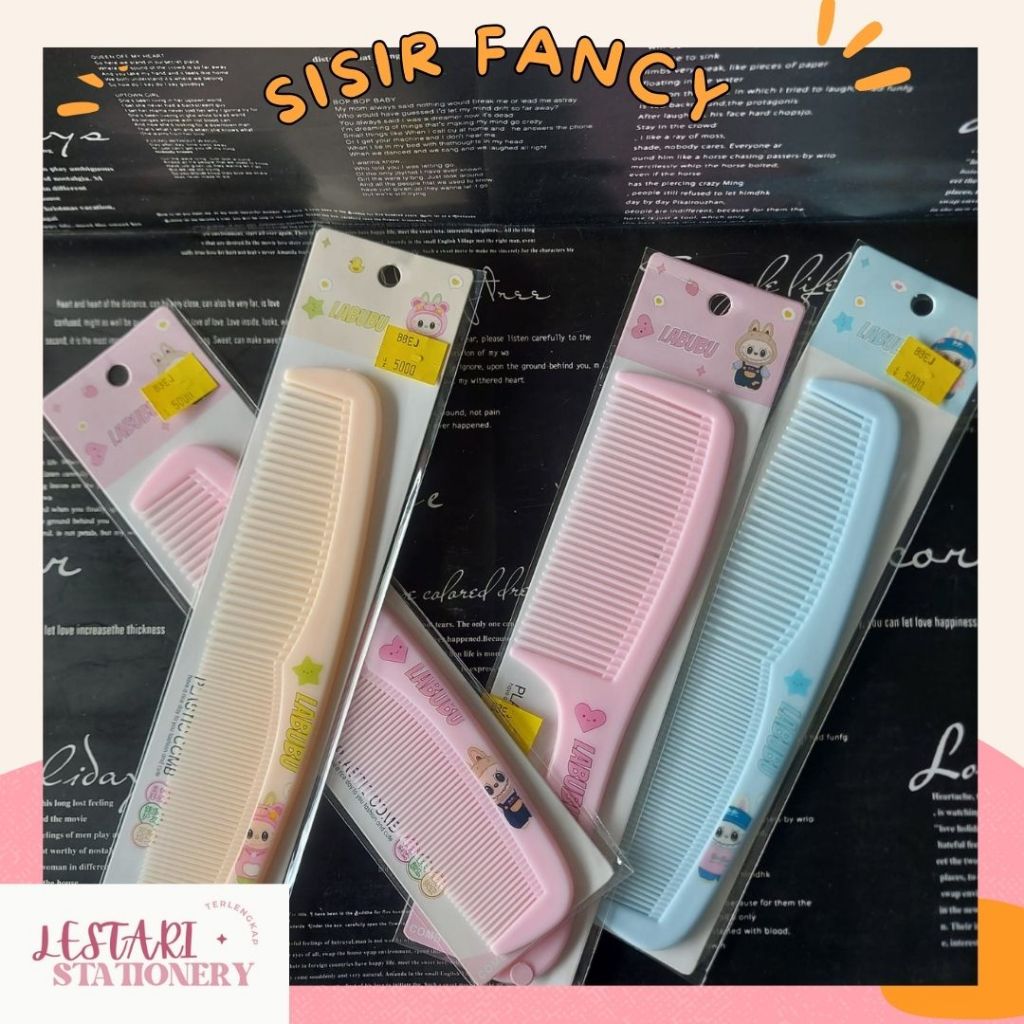 可愛花式梳子花式髮梳可愛圖案可愛梳子角色梳子 20 厘米長