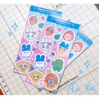 Tamagotchi Sandstar 貼紙乙烯基裝飾貼紙防水筆記本電腦風扇貼紙 Merch by au rei