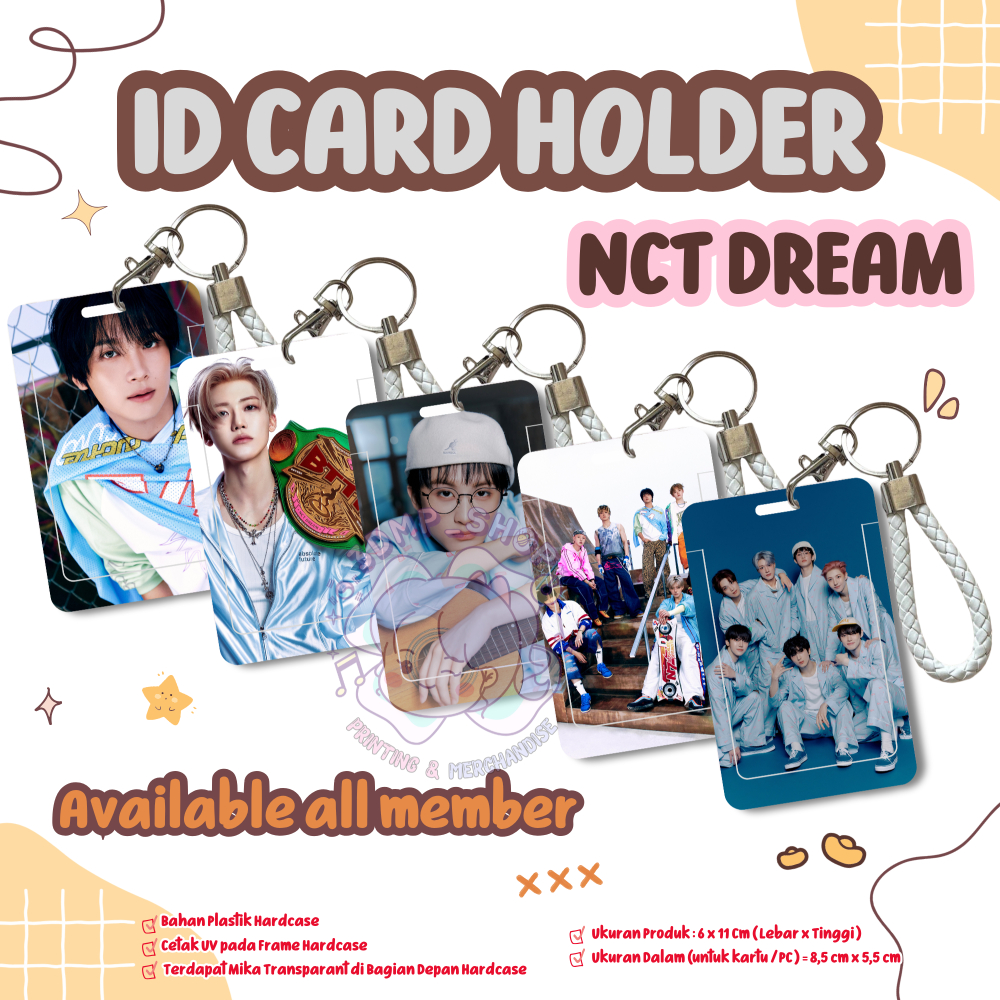 身份證夾 UV 打印 NCT DREAM 卡夾照片卡 cahol jaemin chenle jisung renjun