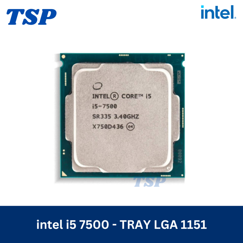 處理器英特爾酷睿 i5 7500 3.4GHz 托盤 LGA1151