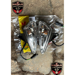 HONDA 本田前轉向訊號燈適用於舊 supra x 125 2005 2006 左右套裝
