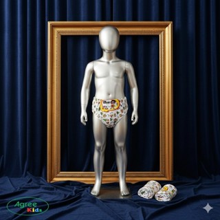 KATUN 中性兒童 CD Agree Kids AK 018 幼兒園和小學生三角內褲棉質材料