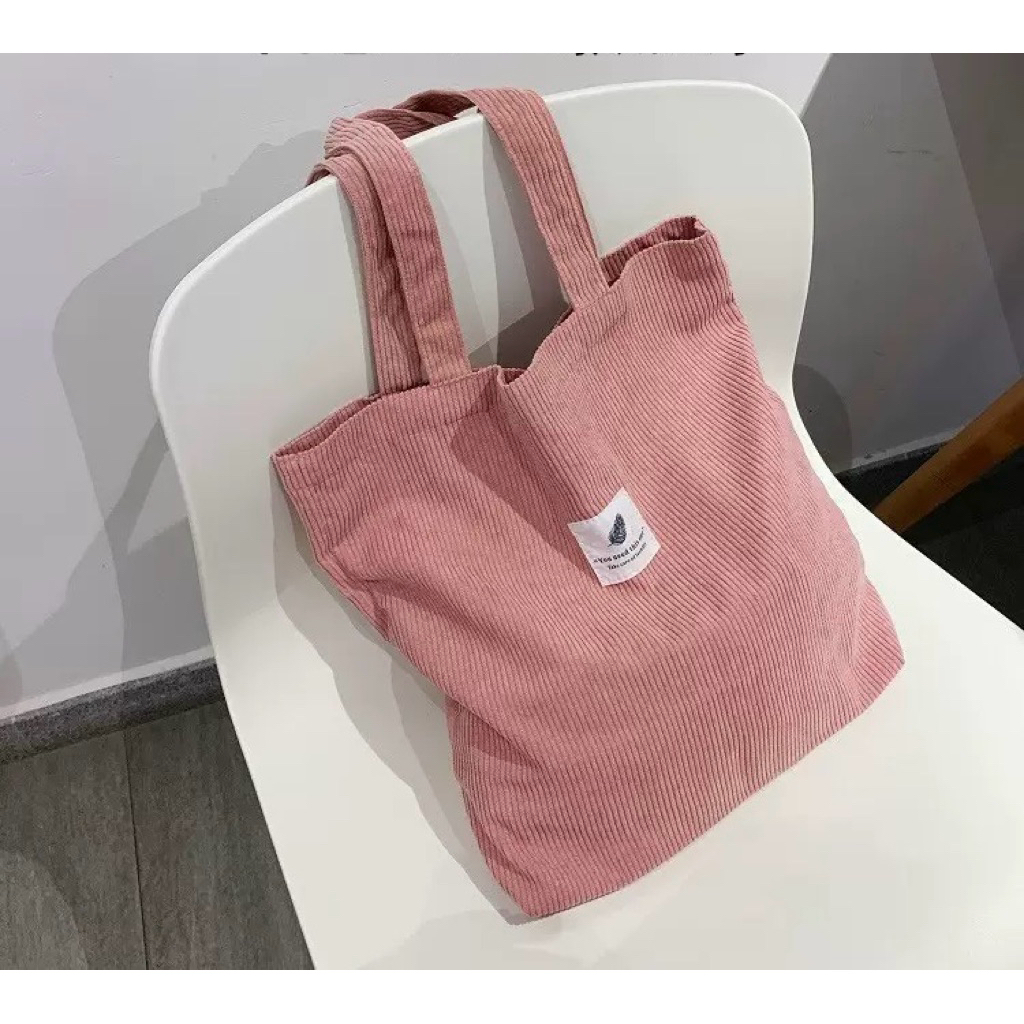 GS 006 女士單肩包燈芯絨女孩手提包