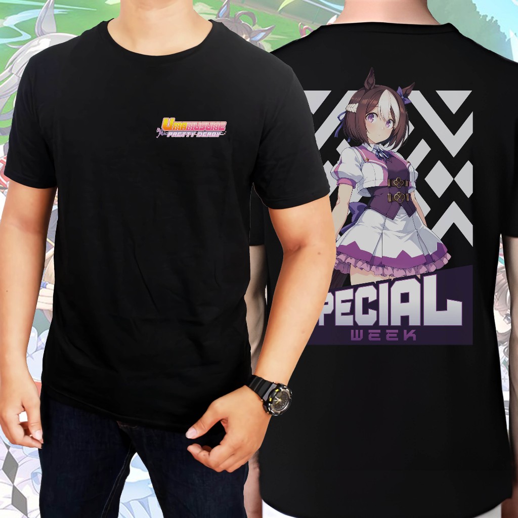 UMA MUSUME Special Week 01 遊戲T恤 Weeb 衣服宅男衣服男裝