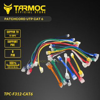 Tarmoc TPC-F3120-CAT6 跳線 UTP Cat 6 超薄彩色跳線 LAN 網路 10cm 30cm