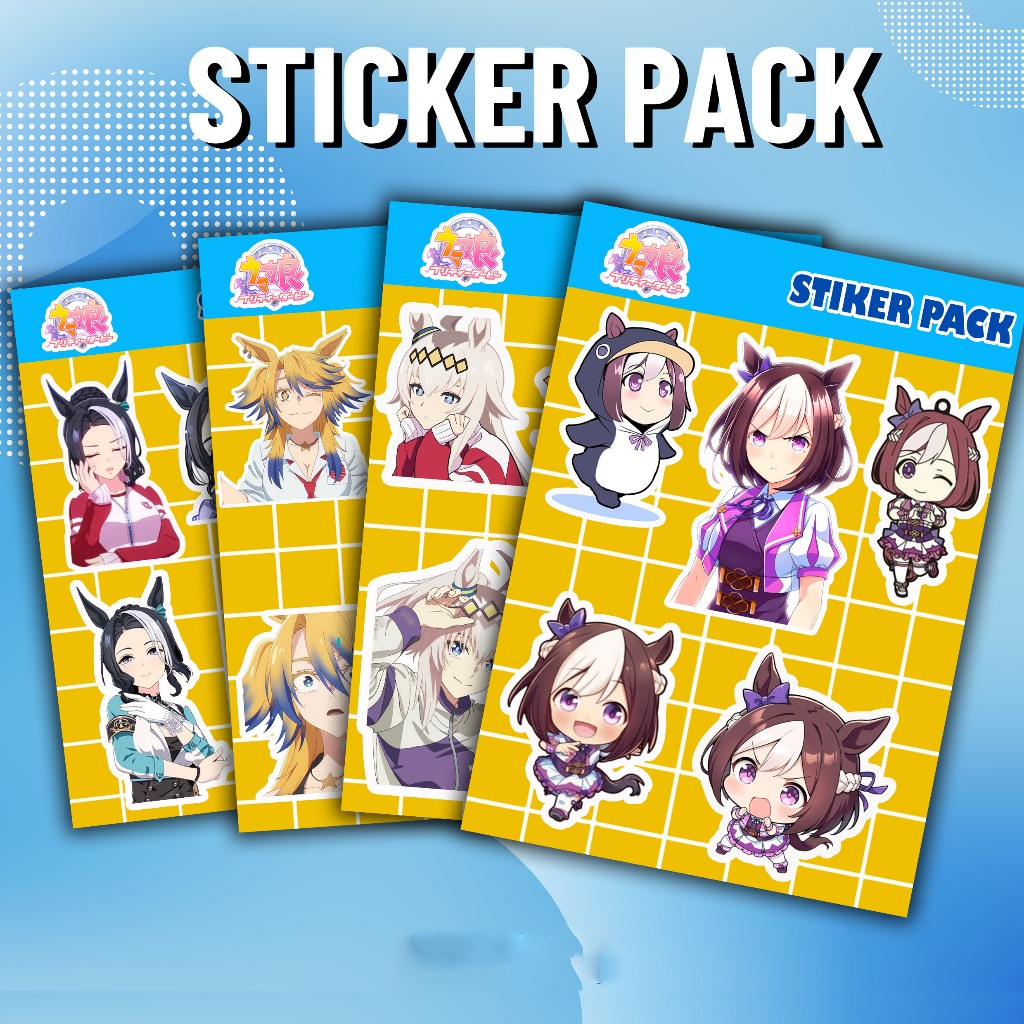 貼紙包 UMA MUSUME OGURI CAP SPECIAL WEEK MEJIRO RAMONU OBEY YOU