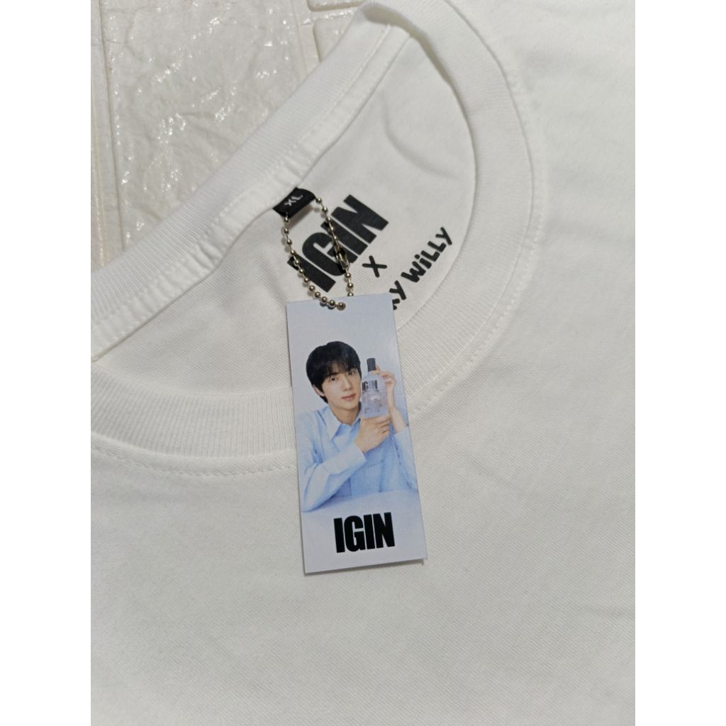 IGIN 蘋果 x Kim Seok Jin Seokjin Jin T 恤