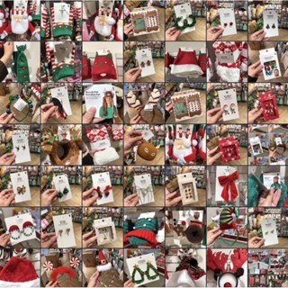 聖誕服裝頭帶襪子聖誕老人帽子領帶派對眼鏡夾環髮夾耳環帽子項鍊聖誕服裝襪子頭帶別針戒指耳環眼鏡派對領帶蝴蝶結帽子髮夾項鍊