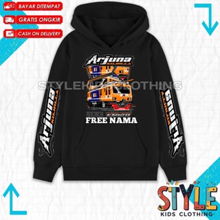 KAI Arjuna Kajrlla 兒童火車連帽外套免姓名Arjuna Kajrlla兒童連帽外套印尼鐵路
