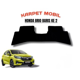 HONDA 2 排地毯適用於本田 Brio 2019-2024 汽車/本田 Brio 兩排地毯