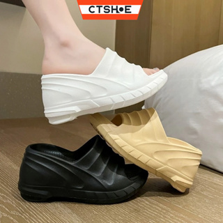 Ctshoe EVA涼鞋坡跟厚底女進口拖鞋韓國超高