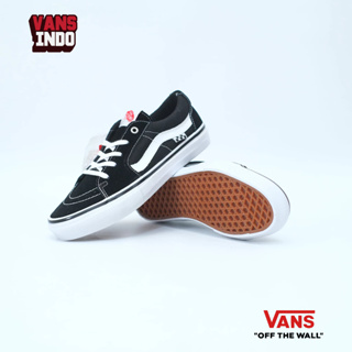 范斯 Vans Skate Sk8-Low 黑色白色 Original