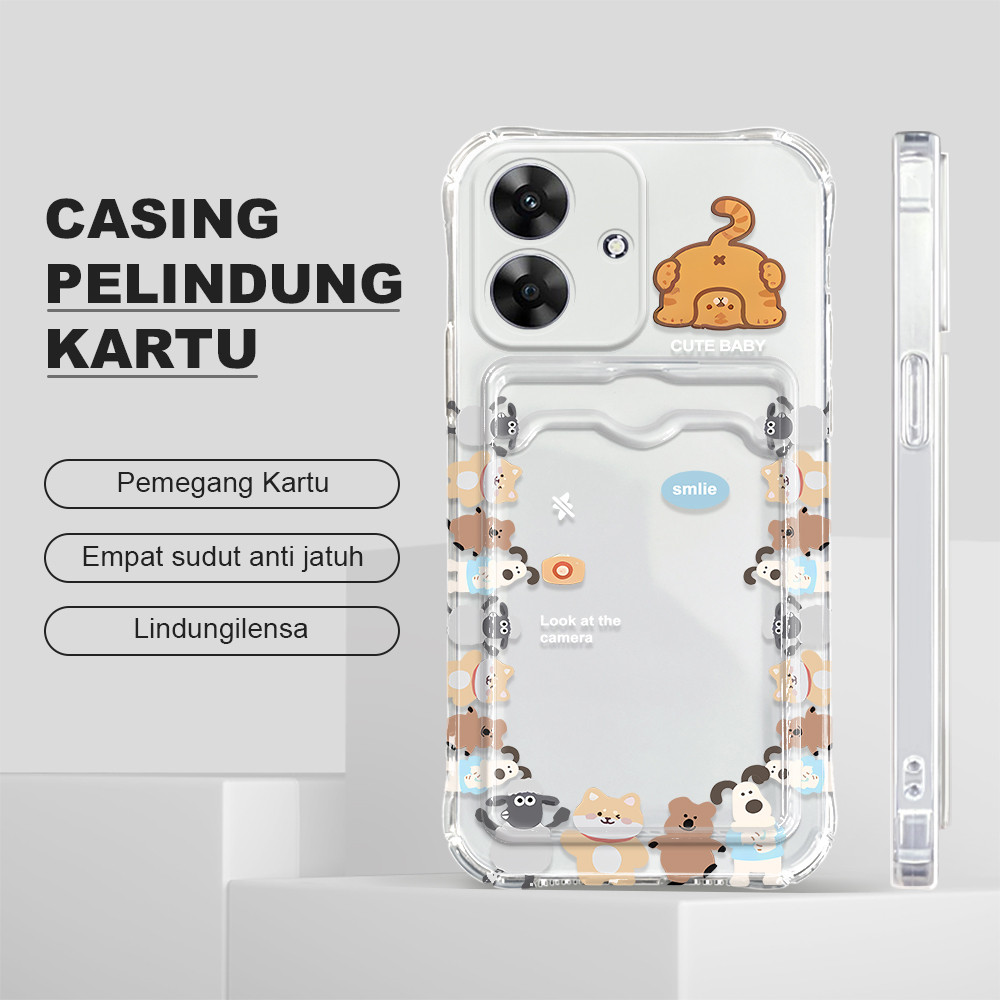 HP Realme Note 60 Narzo N61 防摔卡套外殼卡套軟殼動物 1010 KB 手機殼軟殼 Cesin