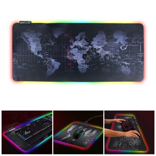 TaffGO 遊戲滑鼠墊 XL 世界地圖帶 RGB LED-03