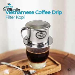 一個兩個杯子越南滴濾咖啡過濾壺咖啡過濾器 180ml 8Q LC1