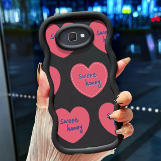 SAMSUNG HP 手機殼適用於三星 J7 Prime 手機殼軟殼 Sweet love honey 手機殼由矽膠外殼