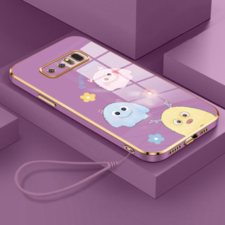 SAMSUNG HP 外殼適用於三星 Galaxy Note 9 Note 8 外殼怪物彩色圖案 HP 外殼保護矽膠軟殼