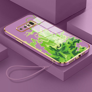 SAMSUNG HP 手機殼適用於三星 Galaxy Note 9 Note 8 手機殼軟殼憤怒的火焰外殼手機外殼由矽膠
