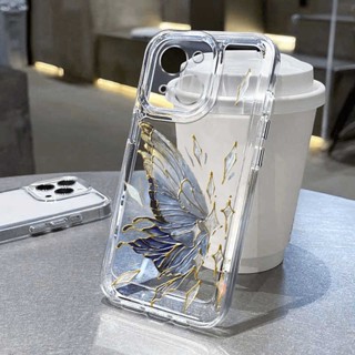 HP 軟高檔蝴蝶女孩外殼 Iphone 11 13 Pro Max 16E 15 Pro Max 7 8 Plus 情侶