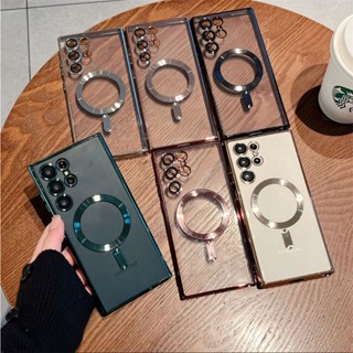 熱賣 SAMSUNG NOTE 10 NOTE 20 NOTE 20 的軟包矽膠 MAGSAFE 電鍍 LENSPRO