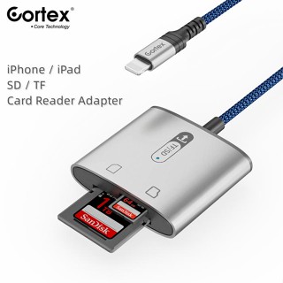 Cortex Power MH387 iPhone iPad Lightning 轉 SD/TF 卡 2in1 讀卡器適