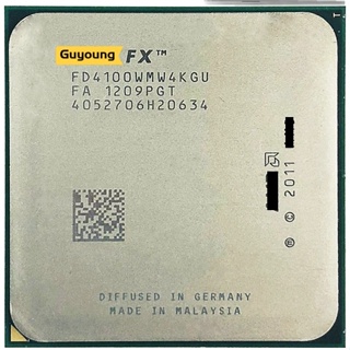 Yzx FX 系列 FX4100 FX-4100 FX 4100 3.6 GHz 四核四線程 CPU 處理器 FD410