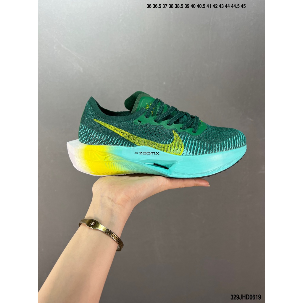 耐吉 Nike ZoomX Vaporfly NEXT% 3 Marathon foam 超輕緩震運動慢跑鞋採用雙層Zo