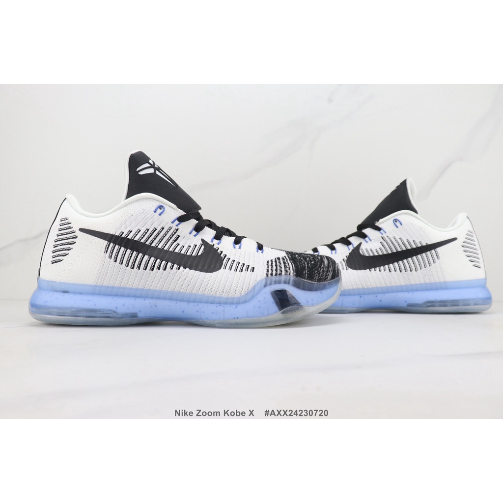 耐吉 Nike Zoom Kobe X 籃球鞋 Kobe 10 簽名靴針織飛線材料,適用於實用足球鞋