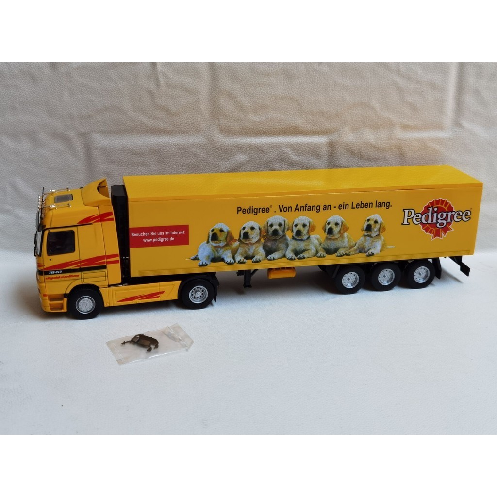 [孤品]IXO 1:43 BENZ ACTROS 賓士卡車貨櫃車模型[孤品]