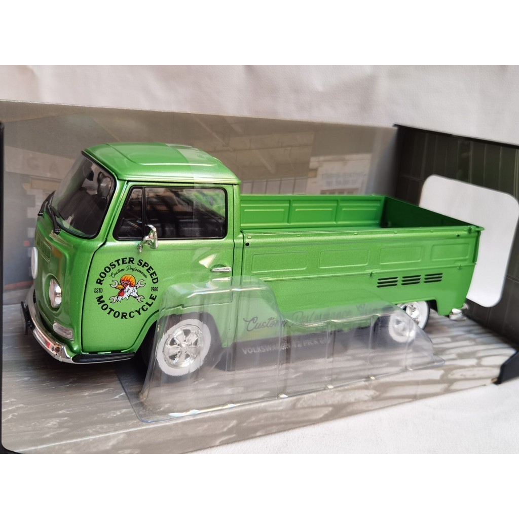 [孤品]SOLIDO 1/18 VW T2 1968 大眾皮卡車模型 合金 開左右門[孤品]