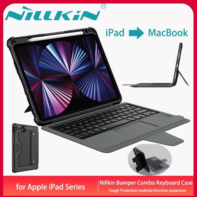 Nillkin iPad 鍵盤保護套適用於 iPad 10.2 第 9 代 2021/8th 2020/7th 2019