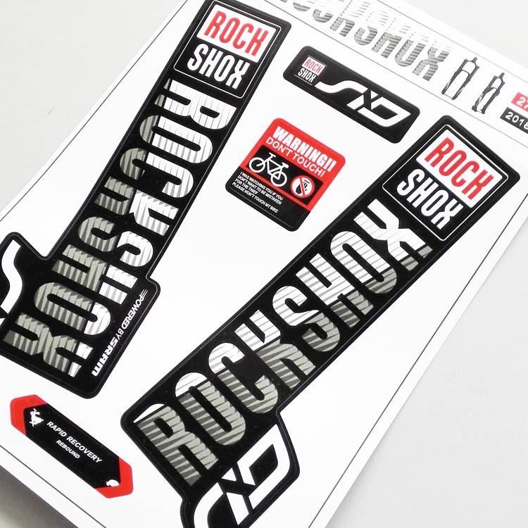 【reday stock】2018款ROCKSHOX SID前叉貼紙 山地車前叉貼紙腳踏車SID前叉貼紙
