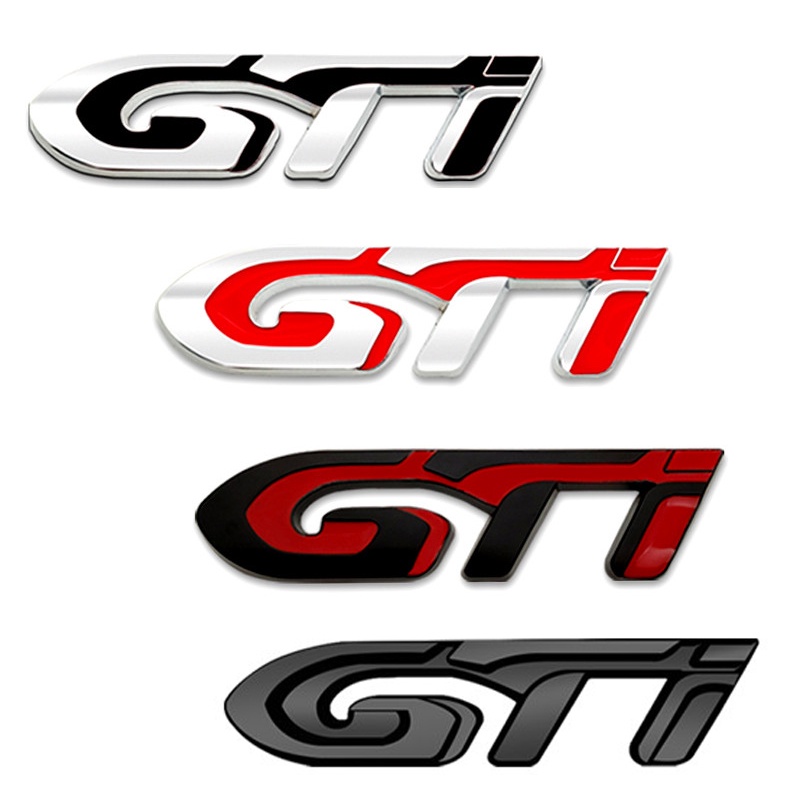 PEUGEOT 三維汽車貼紙 GTI 標誌金屬徽章徽章貼花標致 GT 308 306 106 206 205 208 3