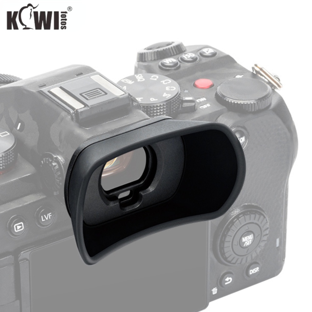 Kiwifotos KE-S5 Panasonic 相機眼罩 適用於松下 Lumix S5 加長軟矽膠取景器保護罩