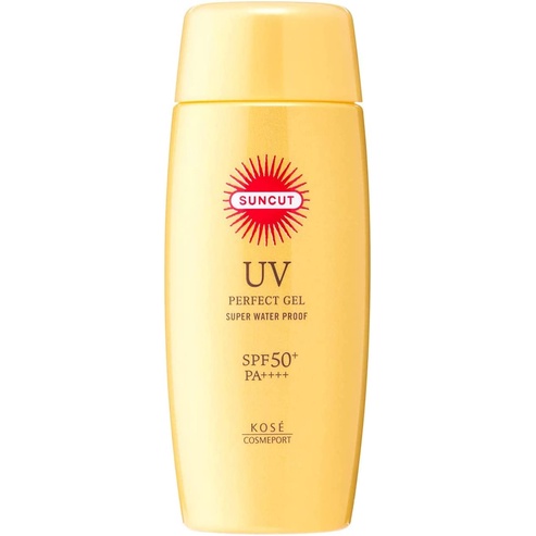 直接從日本研究Kose Kose Suncut完美的UV凝膠SPF50+PA ++++超級防水100克