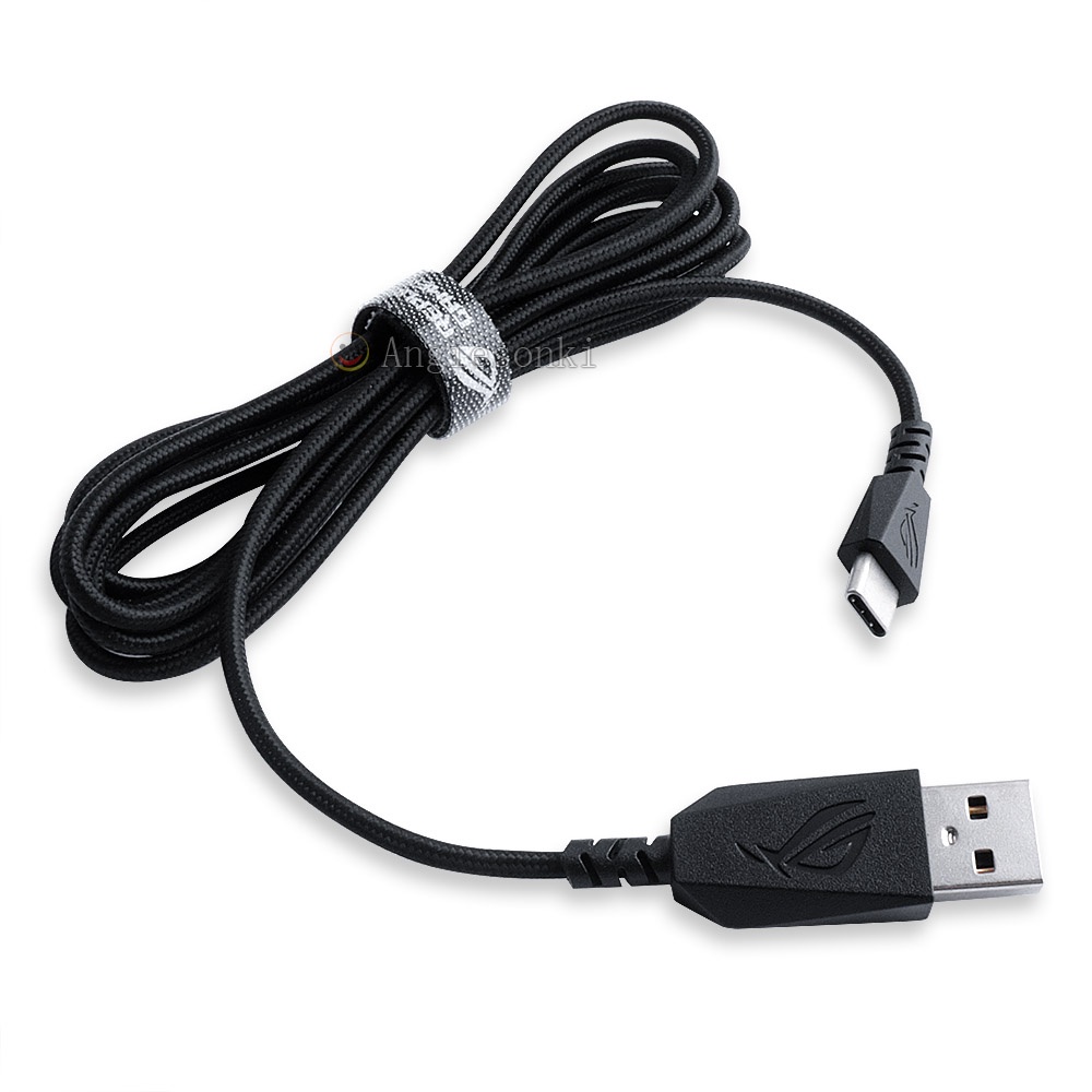 華碩 P704 ROG CHAKRAM 無線遊戲鼠標 USB 轉 Type-c 鼠標電纜線
