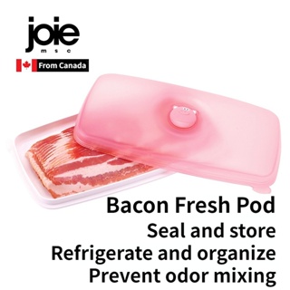 Joie培根保鮮盒小豬切片肉保鮮盒食品級冰箱專用輔食冷凍密封盒