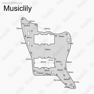 【simhoabeMY】音樂爵士電吉他爵士大師護板保護13釘適用Fender復古60s