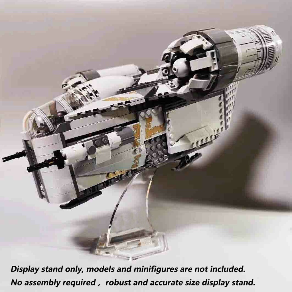 訂制樂高LEGO 75292 Mandalorian Razor Crest展示架, 僅出售手工亞克力支架.